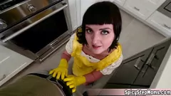 Play Hot UK Stepmother Jane Loves Giving Blowjobs and Handjobs to Her Stepson in a Taboo Family POV Scene